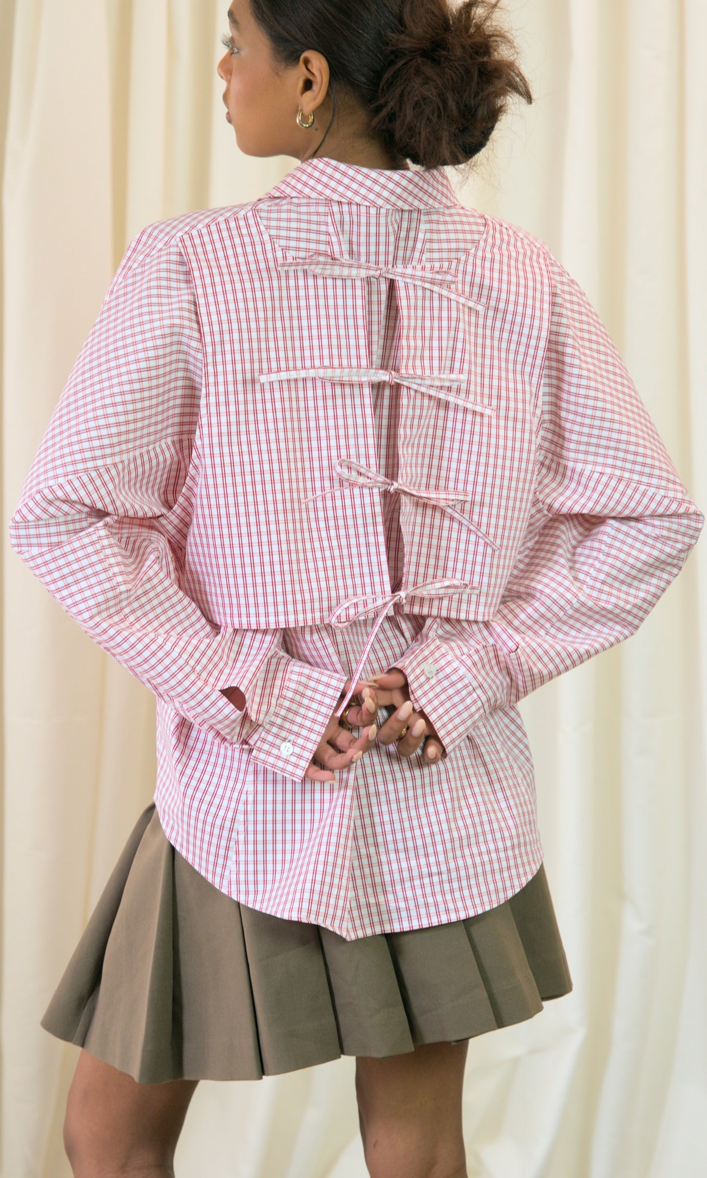 Staple Shirt in Pink Check