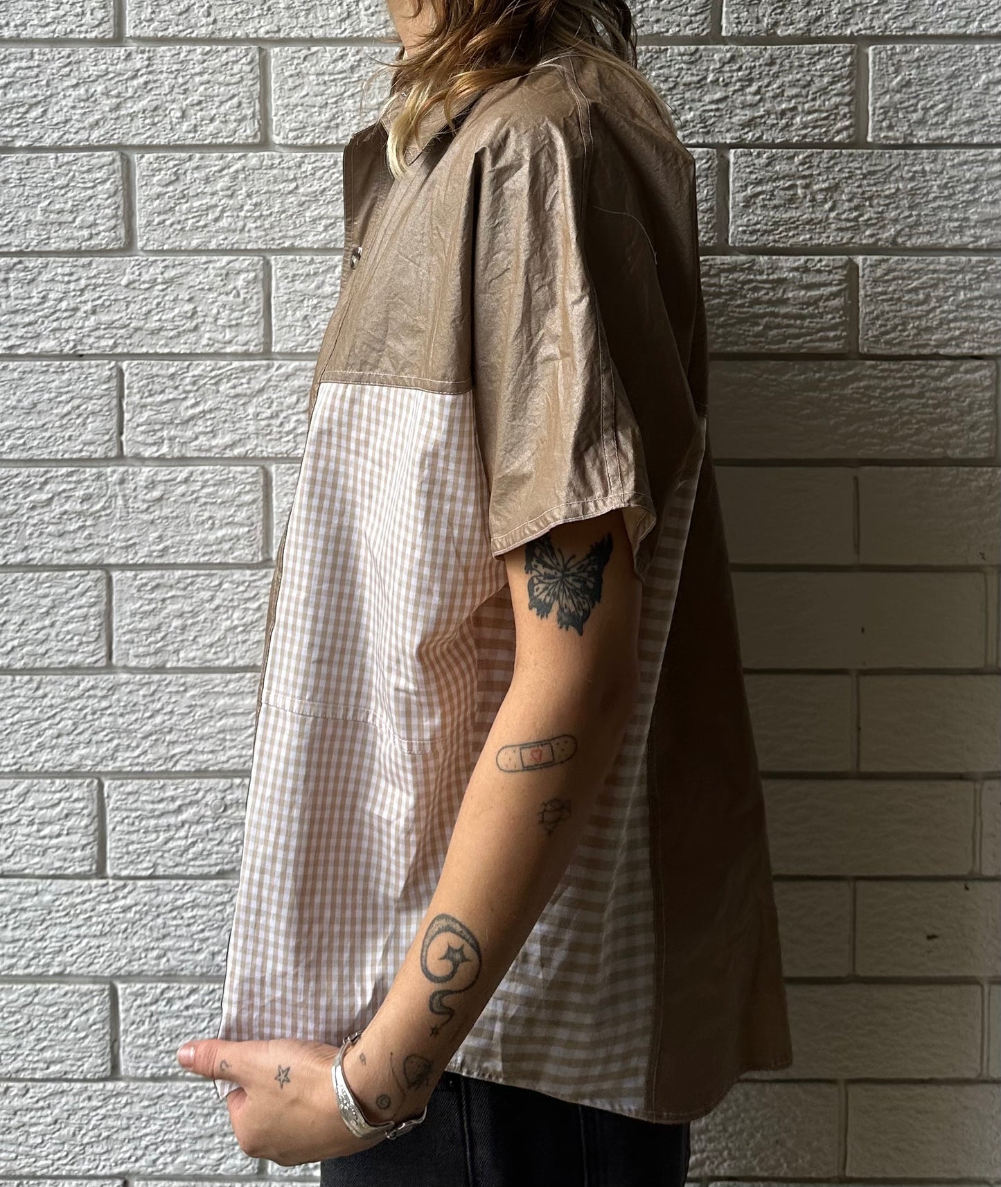 Coated Silk/Cotton Ayla Shirt