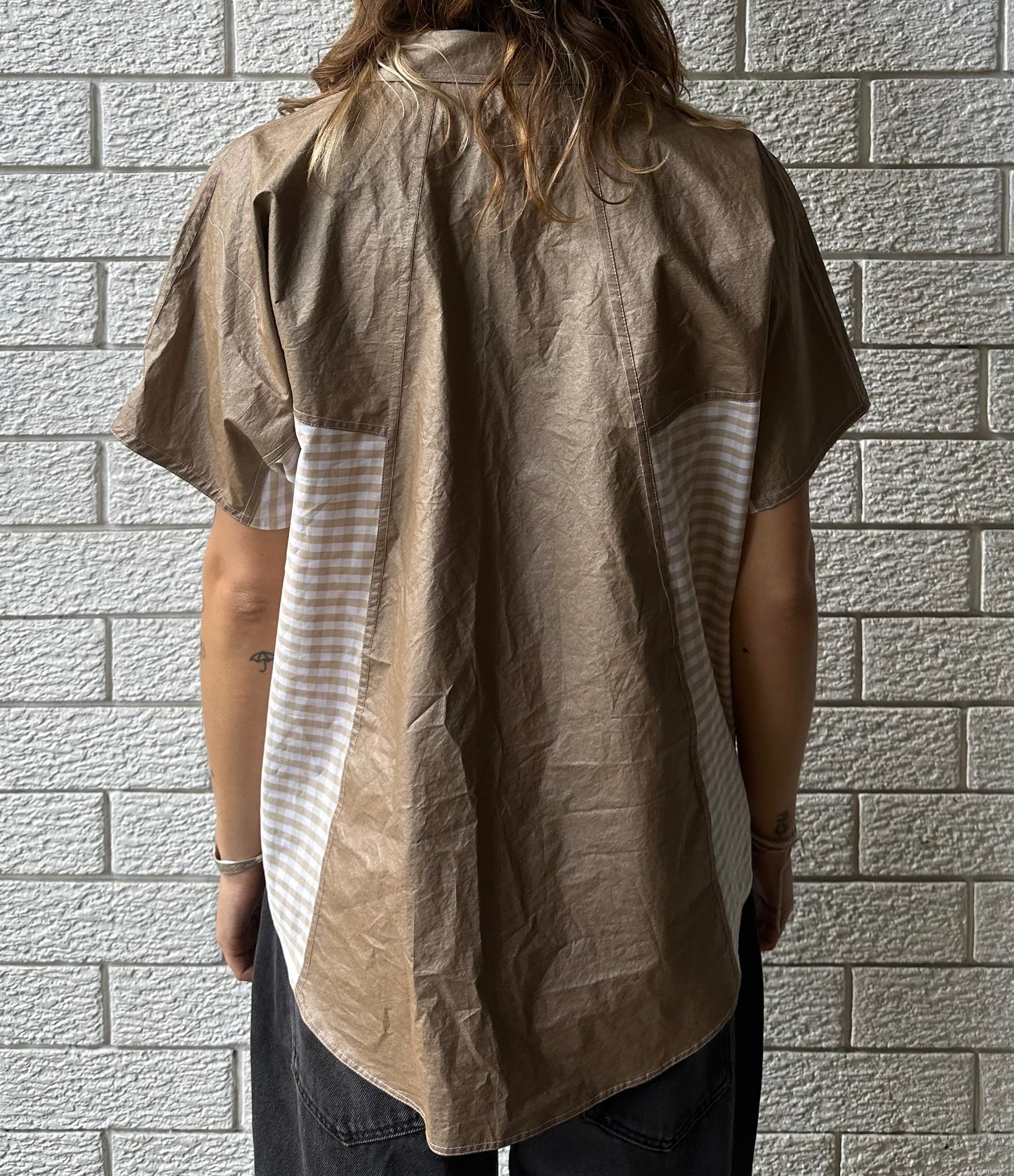 Coated Silk/Cotton Ayla Shirt