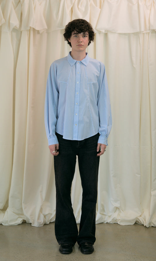 Ayla Shirt in Blue Stripe