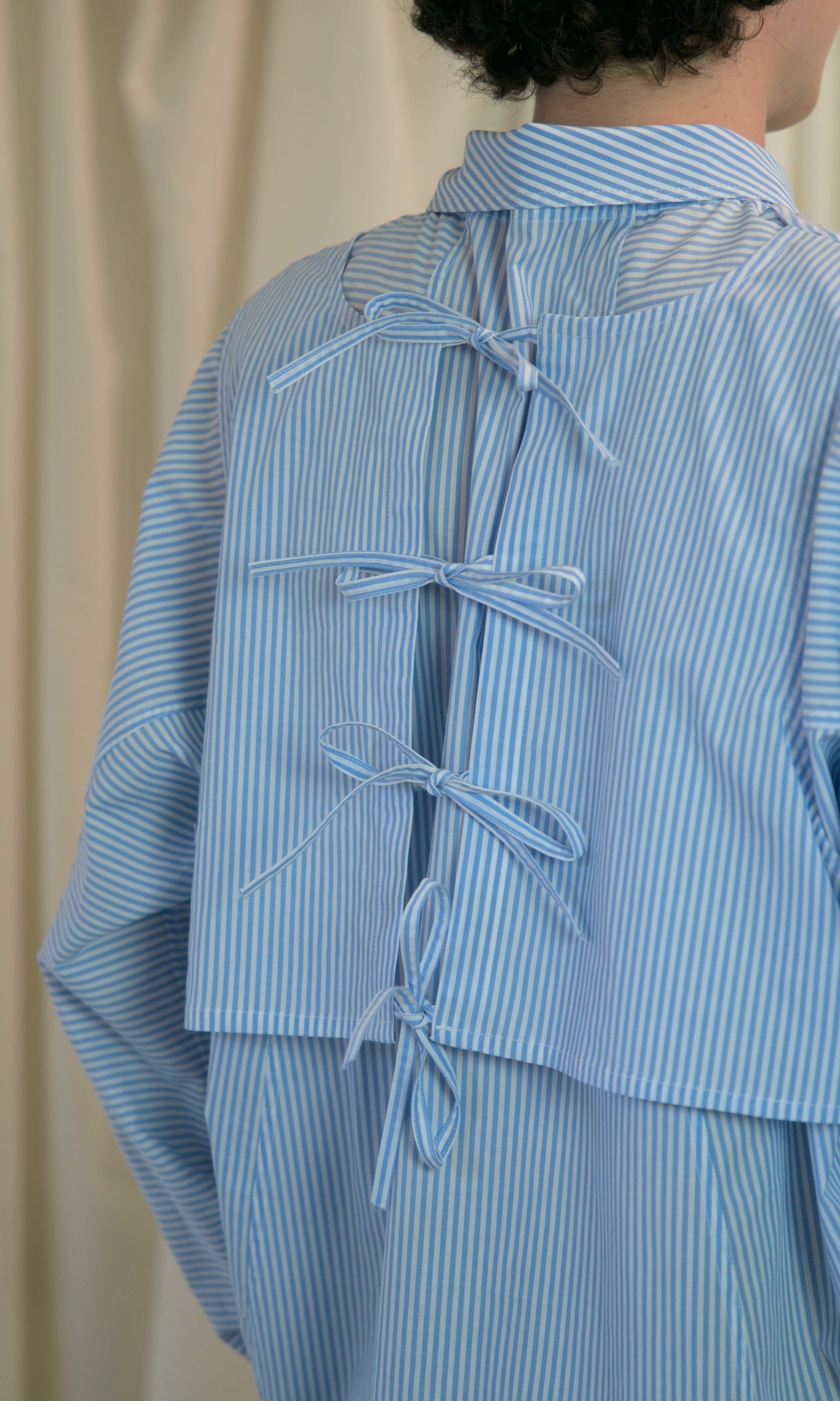 Staple Shirt in Blue Stripe