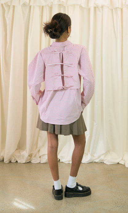 Staple Shirt in Pink Check