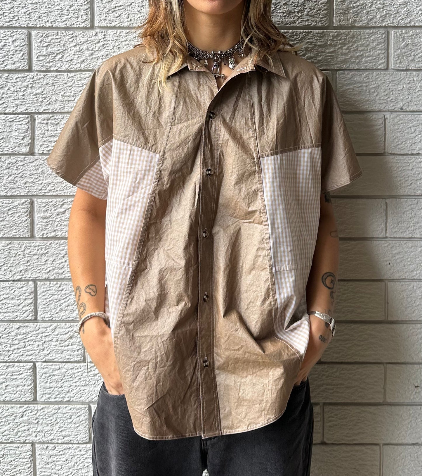 Coated Silk/Cotton Ayla Shirt